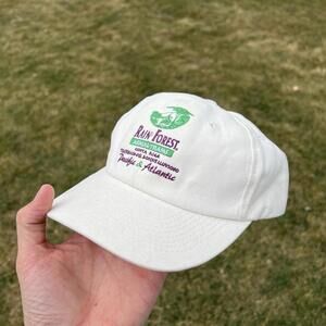 Rain Forest Costa Rica Vintage Cream Slideback Baseball Cap Beige One Size